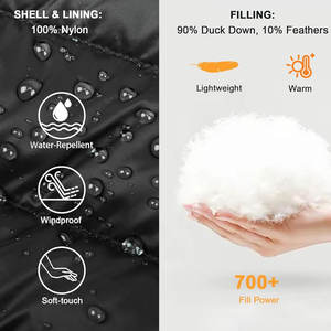 Chaqueta Acolchada de Lona Transpirable para Mujer, Cálida para Invierno, de Alta Calidad, Impermeable, Antiarrugas, de Secado Rápido y Manga Larga - Product Image 4