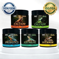 Poudre de calcium pour lézards Vitamines Suppléments nutritionnels pour reptiles Probiotiques Électrolytes D3 Multivitamines Soutien immunitaire Sensible