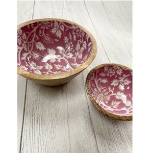 Ensaladera de madera de mango desechable Natural 100%, diseño impreso personalizable, Material esmaltado de uso multiusos, Comprador comercial - Product Image 4