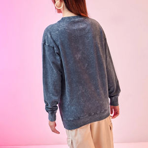 <b>Women's</b> Winter Workout Gym Sweatshirt Casual Oversized Pullover Crewneck 100% Cotton Custom Printed <b>Pattern</b> Lined Design - Product Image 3