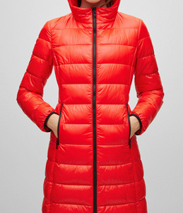 Vestes matelassées amples personnalisées OEM Vestes en duvet pour femmes Manteau matelassé épais d'hiver pour femmes Veste matelassée avec personnalisation - Product Image 3