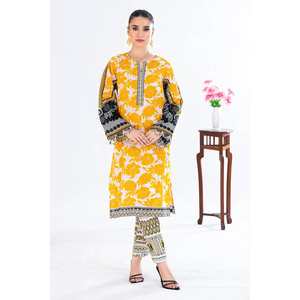 ชุดสูทผ้าลอนสีเหลืองแบบ 2 ชิ้นสำหรับผู้หญิง ไซส์พลัส XS-XL สวมใส่ได้ทั้งแบบลำลองและเป็นทางการ ระบายอากาศได้ดี มีซิป ความยาวระดับเข่า เหมาะสำหรับงานกลางวัน - Product Image 6