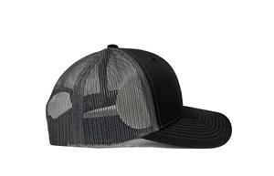 OEM Custom 3D Embroidery Logo Trucker <b>Hats</b> 6 Panel <b>Black</b>/<b>Black</b> Mesh Sports Caps for <b>Men</b> Fashionable Gorras for Outdoor Casual - Product Image 5