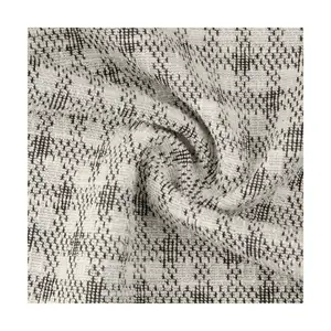 Exquisite Cotton Viscose Jacquard Fabric - Distinctive Patterns For Outerwear Dresses - Elegance Woven In