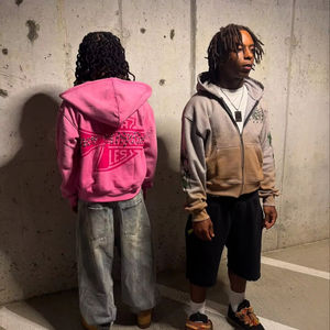 เสื้อฮู้ดผู้ชายแบบมีซิปขนาดใหญ่พิเศษเสื้อฮู้ดแบบซิปขนาดใหญ่พิเศษเสื้อมีฮู้ดสำหรับซักได้ - Product Image 1