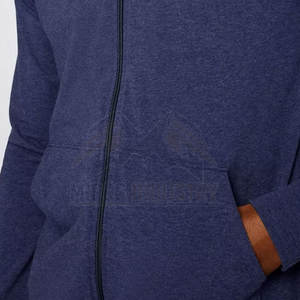 Sweat à capuche en polaire uni pour homme, design personnalisé 2024, polyester et coton de haute qualité, vente en gros, chaud pour l'hiver avec logo personnalisé - Product Image 6