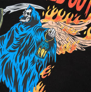 Vente en gros de sweatshirt à col rond en éponge française pour hommes impression personnalisée style de rue tissu polaire à motif solide pour le printemps - Product Image 4