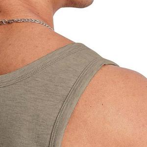 Camiseta Deportiva de Algodón Transpirable para Hombre, Talla Grande, Cuello Redondo, Secado Rápido, Antibolitas, Ropa OEM Totalmente Personalizada - Product Image 5