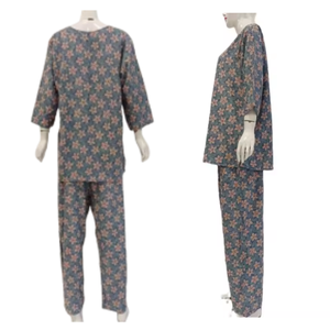 Vêtements de nuit d'été de haute qualité pour femmes ensemble de pyjama à manches longues avec pantalon au genou doux et thermique pour le printemps - Product Image 6
