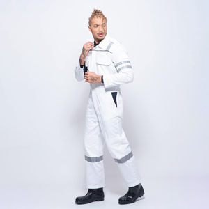 ชุดคลุมทำงานอุตสาหกรรม ตัวเลือกชุดทำงานที่ใช้งานได้จริง ชุดคลุมทำงานสีสันสดใส ดีไซน์สวมใส่สบาย ชุดคลุมทำงานแบบสะท้อนแสง - Product Image 1