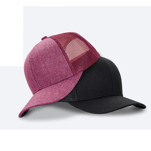 ขายส่งหมวก Trucker ตาข่ายแห้งเร็วหมวกบุรุษกลับปรับได้ธรรมดาเย็บปักถักร้อย unisex ว่างเปล่า 6 แผงออกแบบหมวก Trucker - Product Image 6