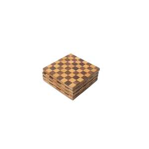 Ensemble de 4 sous-verres à café Design de luxe 2025 sous-verres en bois Top vente accessoires de décoration de Table en bois et pierre prix de gros - Product Image 3