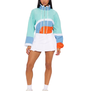 Vêtements de sport légers pour femmes en cours d'exécution séchage rapide décontracté vestes coupe-vent pour femmes coupe-vent de pluie veste en nylon de sport de gymnastique - Product Image 1