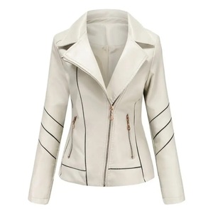 Veste en cuir véritable de moto de conception personnalisée OEM pour hommes Veste en cuir sur mesure pour hommes Vestes en cuir mince sur mesure - Product Image 1