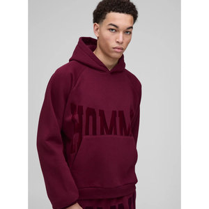 Venta caliente vintage drop shoulder HOODIE más tamaño pullover sudadera con diseño de gran tamaño personalizado para hombres unisex - Product Image 1