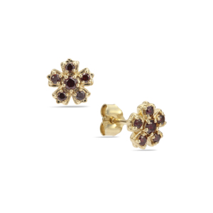 Pendientes de Diamantes Púrpura de 0.33ct en Oro de 9K - Product Image 1