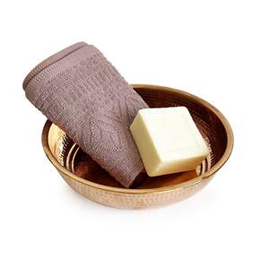 Bol de bain turc en cuivre blanc d'Anatolie, Kurnaci, 16-18-20 cm, fait à la main, objet décoratif pour le bain, sauna, bain finlandais, Ofur - Product Image 4