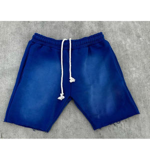 New Arrival Drawstring French Terry 100% Heavy Cotton <b>Shorts</b> Custom <b>Men's</b> Street Wear <b>Vintage</b> Acid Wash <b>Shorts</b> for <b>Men</b> - Product Image 5