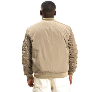 Latest Men's Winter Bomber <b>Jacket</b> <b>Quilted</b> Warm with Stand Collar High Street Style New Design Hood Letter <b>Pattern</b> Eco-Friendly - Product Image 2