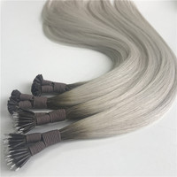 Extensions de cheveux humains Remy double trame pré-collées à micro-anneaux de qualité supérieure Greathairgroup, 53 couleurs, 22 pouces