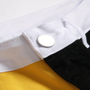 2025 New Hot Custom Made Men's Straight Knitted Two-Tone <b>Denim</b> Shorts 100% Cotton Eco-Friendly Casual Summer High Quality Custom - Product Image 4