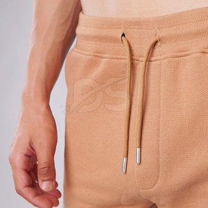 กางเกงจ็อกเกอร์ลำลองเอวกลางสำหรับผู้ชาย ผ้าฝ้าย 100% ระบายอากาศได้ดี ดีไซน์น้ำหนักเบา บริการ OEM ออกแบบตามสั่งสำหรับการวิ่ง - Product Image 6