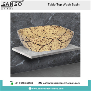 Lavabo de mano de cerámica blanca de alta calidad, elegante mesa ovalada, artículos sanitarios de un solo orificio, fabricante directo para compradores a granel - Product Image 2