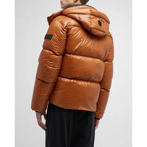 Vente en gros Veste bouffante à la mode Manteaux de créateurs pour hommes Veste bouffante en duvet brillant à bulles personnalisée pour hommes - Product Image 3