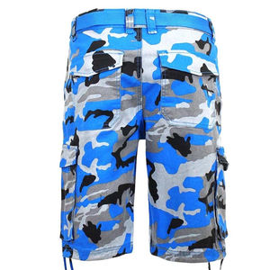 Pantalones cortos holgados de entrenamiento de gimnasio para hombre de alta calidad con logotipo personalizado de cintura media Slim Fit Cargo Style Casual High Street - Product Image 3