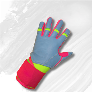 Gants de frappe de baseball respirants antidérapants sangle manchette cuir de vachette conception unique gants de frappe de baseball - Product Image 5