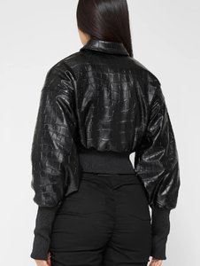 Vestes en cuir à la mode coupe-vent et respirantes pour femmes/Vestes à la mode au design unique Veste en cuir de mouton pour femmes - Product Image 5