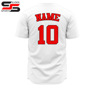 Vêtements de sport de baseball en gros, taille américaine, uniformes de baseball, logo imprimé par sublimation, numéro personnalisé, maillot de baseball pour hommes - Product Image 2