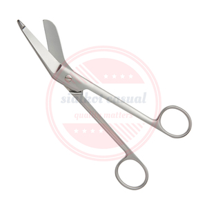 กรรไกรตัดผ้าพันแผลสแตนเลส,แบบมืออาชีพ - Product Image 6