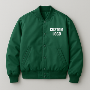 Blouson d'aviateur personnalisé pour hommes et femmes Blouson d'aviateur streetwear de haute qualité avec impression brodée Fabricant de vestes en gros OEM - Product Image 1