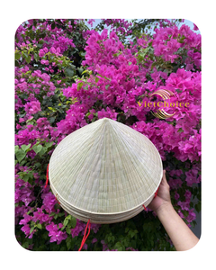 Bigsale Sombreros cónicos de bambú vietnamitas de alta calidad Durable Uso diario Actividades al aire libre Playa Viajes Pesca-Para negocios - Product Image 3