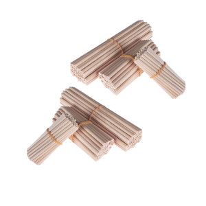 แท่งไม้เดือยไม้เนื้อแข็งแท่งธรรมชาติสำหรับตกแต่งงานฝีมือ DIY และโครงการหัตถกรรมแท่งไม้และแท่ง - Product Image 1