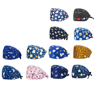 Gorro de uso diario con banda elástica de ajuste adaptable, lazo trasero y estructura cómoda para el personal sanitario - Product Image 4