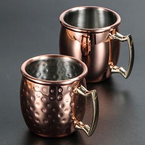 Heavy duty copper coffee mug with leak proof locking lid and superior vacuum <b>insulation</b> for hot and cold beverage storage - Product Image 2