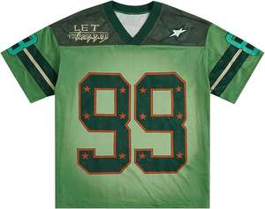 เสื้อทรงหลวมสำหรับผู้ชายเสื้อยืดสไตล์เสื้อเจอร์ซีย์ Y2K พิมพ์ลายกราฟิกไซส์ใหญ่พิเศษสำหรับฤดูร้อน - Product Image 1