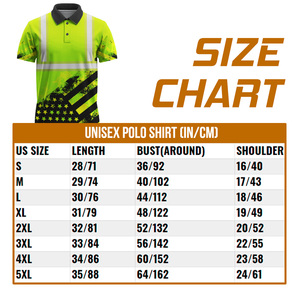 Chemise haute visibilité drapeau néon vert réfléchissant nom personnalisé vêtements de travail de sécurité t-shirt de sécurité pour hommes - Product Image 5