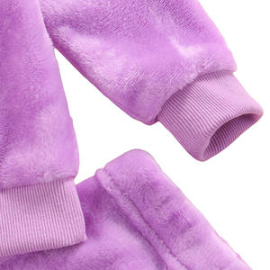 ชุดวอร์มกำมะหยี่สำหรับเด็ก,ชุดวอร์มคอกลมพร้อมกางเกงสวมใส่สบายชุดออกกำลังกายชุดกีฬา - Product Image 5