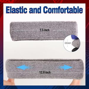 Gimnasio Yoga Fitness Stretch Sport para hombres y mujeres Banda para el sudor personalizada Banda para el cabello Diadema Banda para la cabeza - Product Image 6