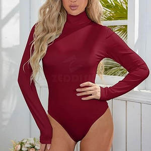 Body une pièce du fabricant à vendre 2025 Fashion Wear Women Professional Polyester/Cotton Quick Dry Breathable Custom Logo - Product Image 3