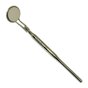 Espejo dental reutilizable de acero inoxidable con mango, de doble cara, sin fuente de alimentación manual, tubo hueco, sin cabezal, número 5 - Product Image 1