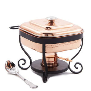 ชุดอุ่นอาหารทำจากทองแดงและสเตนเลสสตีลชุดอุ่นอาหารสำหรับจัดเลี้ยงในงานเลี้ยงงานแต่งงานงานเลี้ยง - Product Image 1