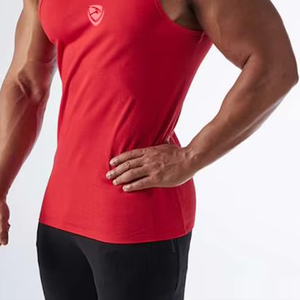 Camisetas de Tirantes Vintage de Punto Transpirables 100% Poliéster para Hombre, Color Sólido, Cómodas, con Logotipo Personalizado al por Mayor - Product Image 4