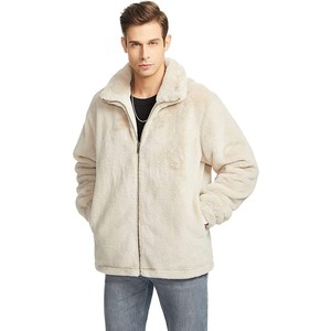Men's Sherpa Fleece Jackets Canvas Stand Collar Hooded <b>Winter</b> New Design Casual & Fashionable <b>Winter</b> Wear Bulk Quantity - Product Image 3
