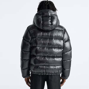 2025 Custom Logo Camouflage Print Oversize Puffer <b>Jacket</b> for <b>Men</b> Bubble Coats Designed for Winter Season - Product Image 4