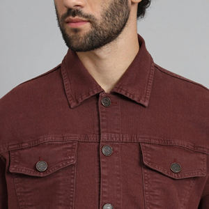 Customization <b>Mens</b> Slim Turn Down Collar Denim Washed Plus Denim Set Outerwear <b>Jeans</b> <b>Men</b> Sets - Product Image 4