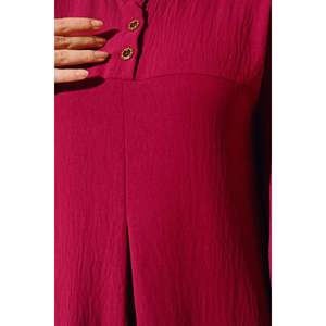 Robe à Manches Larges Bordeaux - Product Image 4